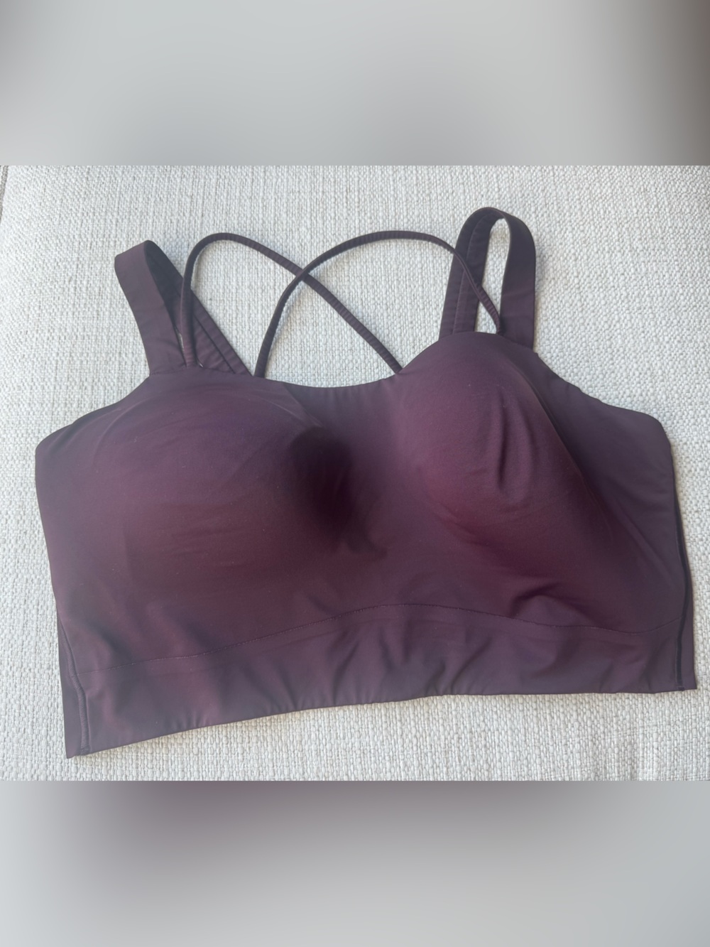 lululemon athletica Like a cloud Ribbed Longline Sports Bra D/DD